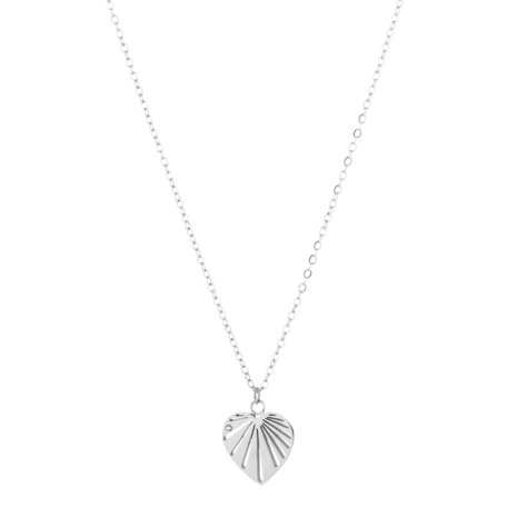 Ketting heart - Zilver