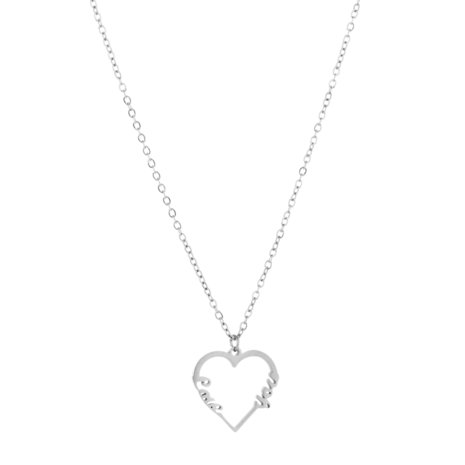 Ketting love you - Zilver