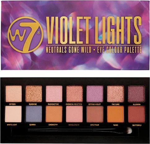 W7 Violet lights oogschaduw palette