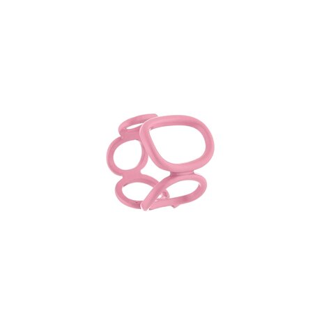 Opengewerkte ring - Roze