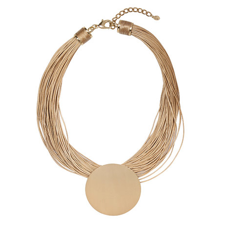 Ketting Big Circle - Taupe