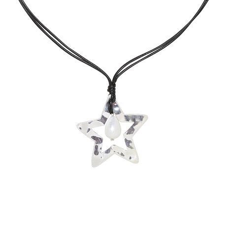 Lange ketting pearl star