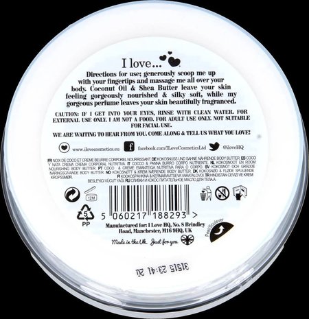  LOVE Coconut & Cream Bodybutter