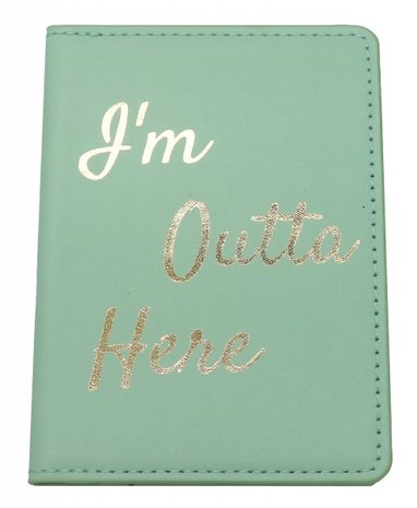 Passport case outta here - Green