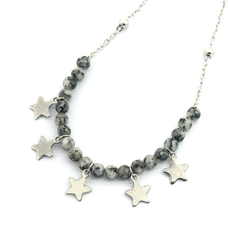 Brillenkoord stars - Zilver