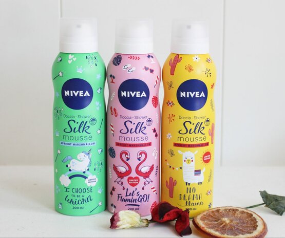 Nivea douche foam apricot marshmallow - Lama