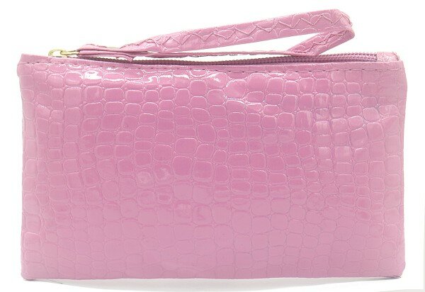 Clutch/wallet snake - Roze