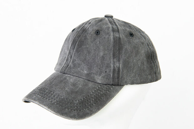 Jeans cap - faded black