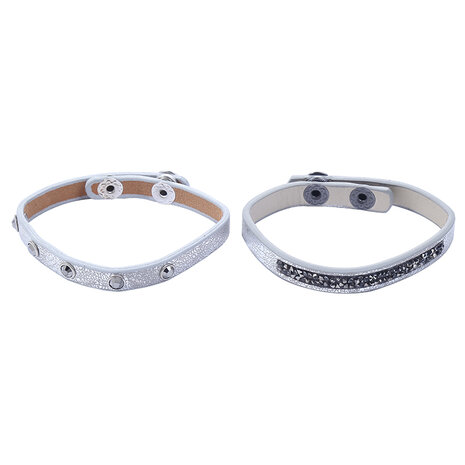 Bracelet set bling - Silver