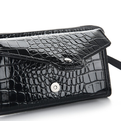 Portemonnee/clutch  snake - Blauw