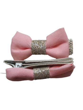 Haarspeldjes pink bow