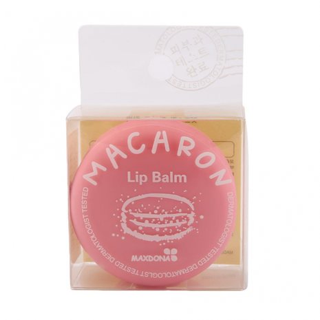 Macaron lipbalm met kwastje