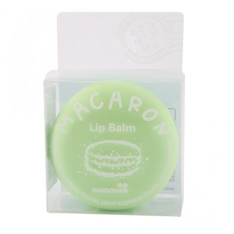 Macaron lipbalm met kwastje