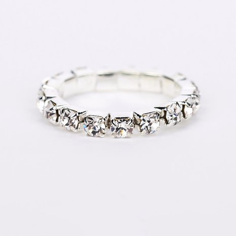 Elastische strass ring 