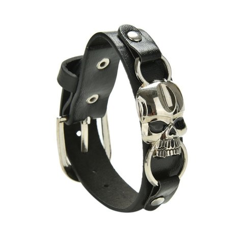 Heren armband skull Bijoux me