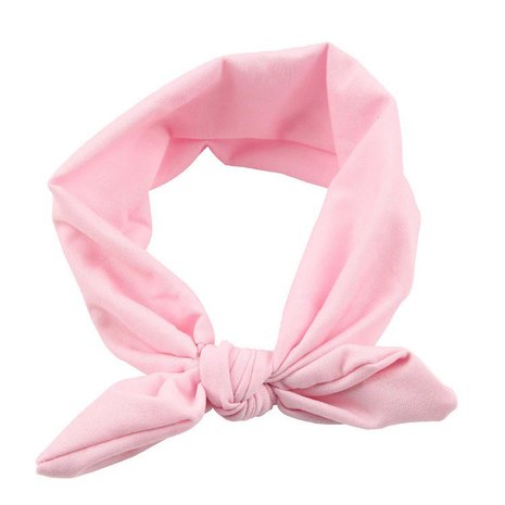 Baby/kinder haarband knoop - Roze