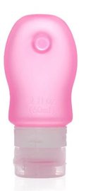 Silicone reisflesje 60 ML - Roze