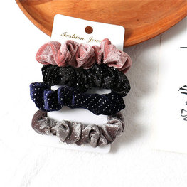 Set van 4 scrunchies