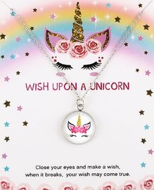 Eenhoorn/unicorn ketting op giftcard #3