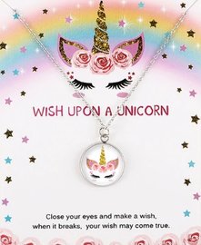 Eenhoorn/unicorn ketting op giftcard #4