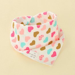 Kwijlsjaaltje/Bandana - Hartjes