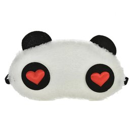 Slaapmasker panda heart