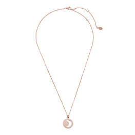 Ketting moon stainless steel - Goud