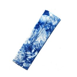 Tie-Dye elastische haarband - Blauw