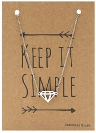 Giftcard met ketting - Diamond