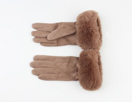 Handschoenen furr - Caramel