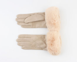 Handschoenen furr - Taupe