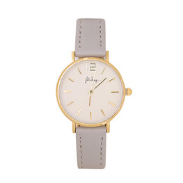 Horloge little time - Grijs/Goud