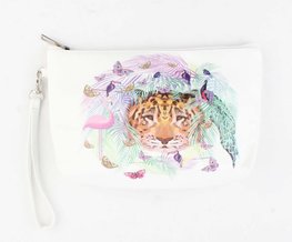 Toilet/make-up tas - colorful animals small