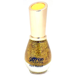 Saffron nagellak - 64 Gold glitter