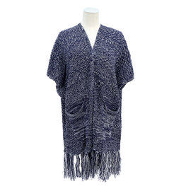 Vest tassels - Blauw