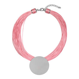 Ketting Big Circle - Roze