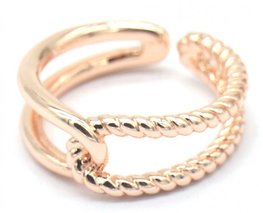 Ring twisted - Rose goud
