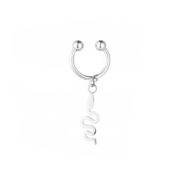 Earcuff snake - Zilver