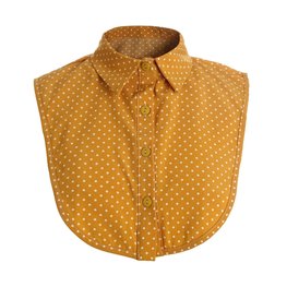 Los kraagje/Blouse kraagje dots - geel