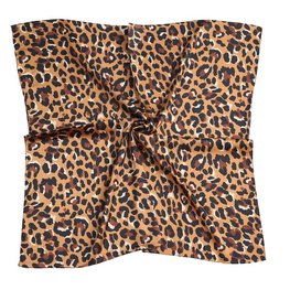 Silky feel sjaal leopard - Bruin