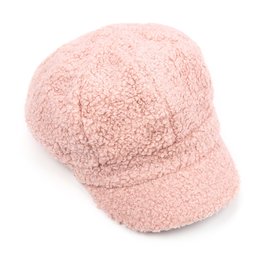 Teddy cap - oud roze