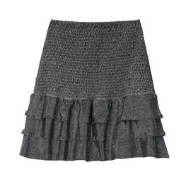 Skirt festive grijs - Maat S