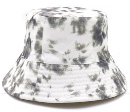 Bucket Hat Tie Dye - Grijs/wit