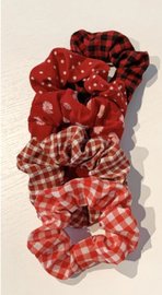 Set scrunchies - Rood