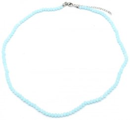 Ketting crystal beads - Blauw