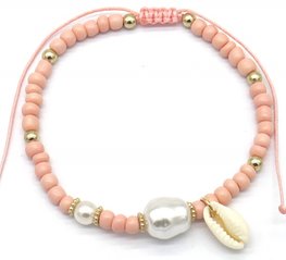 Armband shelly -Roze