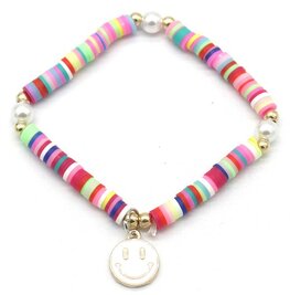 Armband smiley - multi