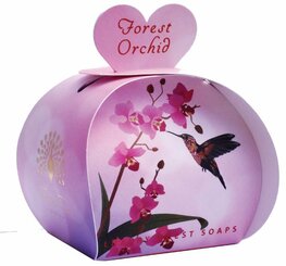 Hartjesvormige zeep 3 stuks van 20 gram - Forest Orchid