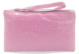 Clutch/\wallet snake - Roze