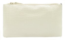 Clutch/\wallet snake - Creme